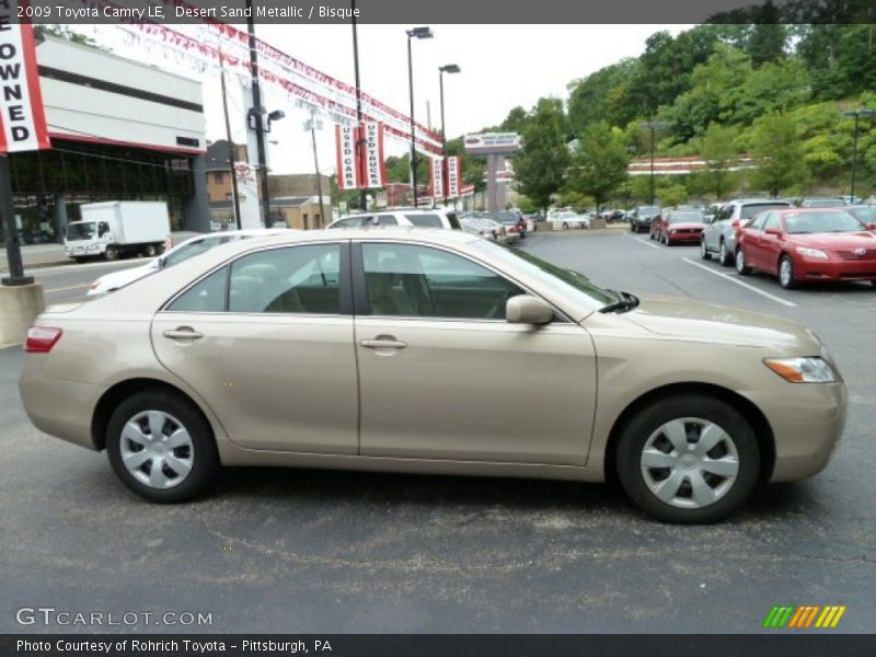 Desert Sand Metallic / Bisque 2009 Toyota Camry LE