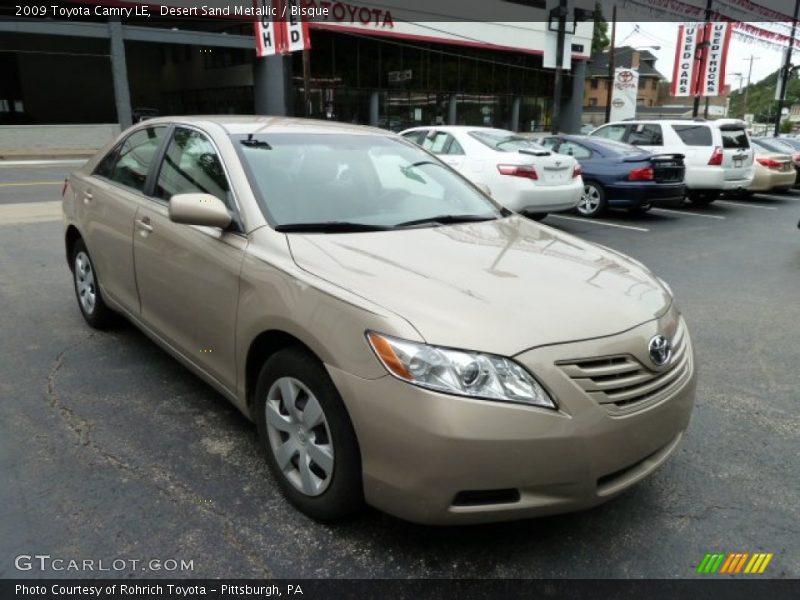 Desert Sand Metallic / Bisque 2009 Toyota Camry LE