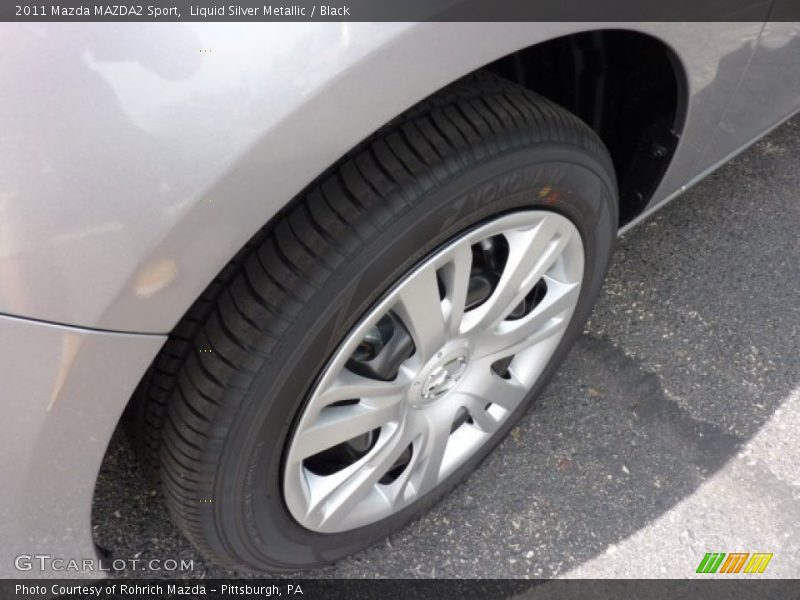 Liquid Silver Metallic / Black 2011 Mazda MAZDA2 Sport
