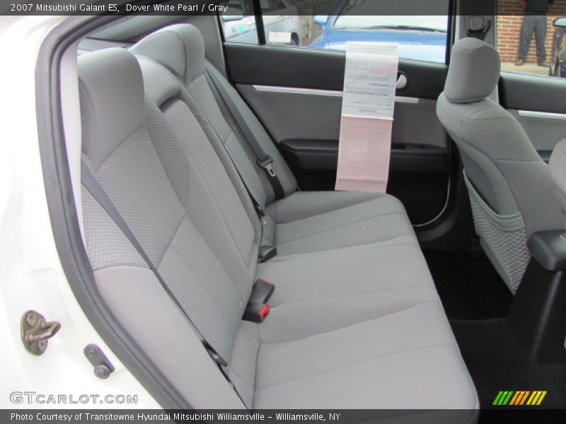 Dover White Pearl / Gray 2007 Mitsubishi Galant ES