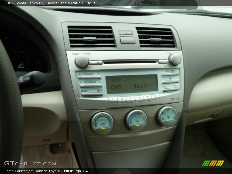 Desert Sand Metallic / Bisque 2009 Toyota Camry LE
