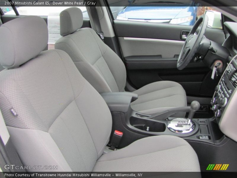 Dover White Pearl / Gray 2007 Mitsubishi Galant ES