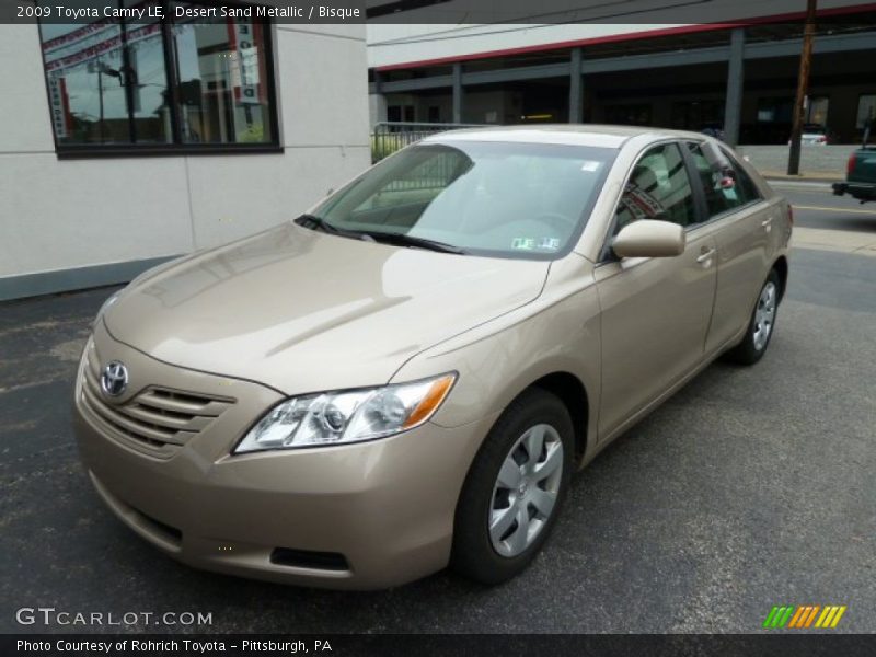 Desert Sand Metallic / Bisque 2009 Toyota Camry LE