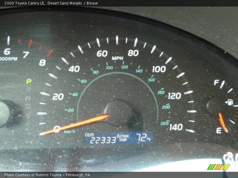 Desert Sand Metallic / Bisque 2009 Toyota Camry LE