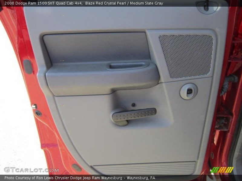 Blaze Red Crystal Pearl / Medium Slate Gray 2008 Dodge Ram 1500 SXT Quad Cab 4x4