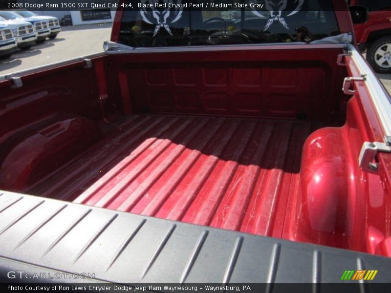 Blaze Red Crystal Pearl / Medium Slate Gray 2008 Dodge Ram 1500 SXT Quad Cab 4x4