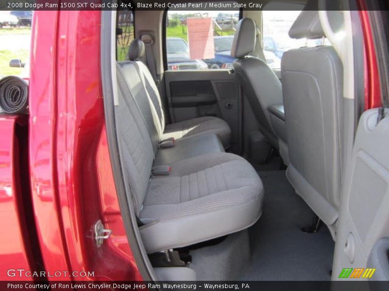 Blaze Red Crystal Pearl / Medium Slate Gray 2008 Dodge Ram 1500 SXT Quad Cab 4x4