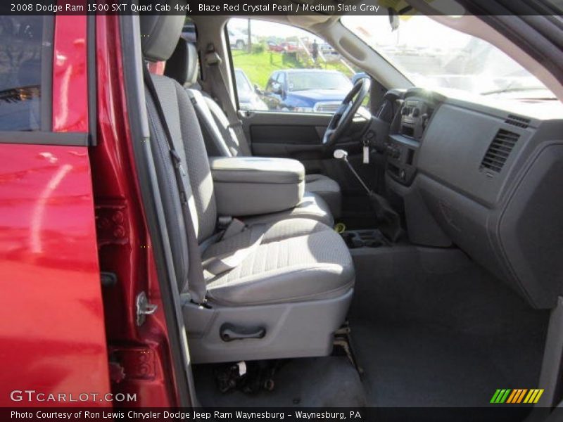 Blaze Red Crystal Pearl / Medium Slate Gray 2008 Dodge Ram 1500 SXT Quad Cab 4x4