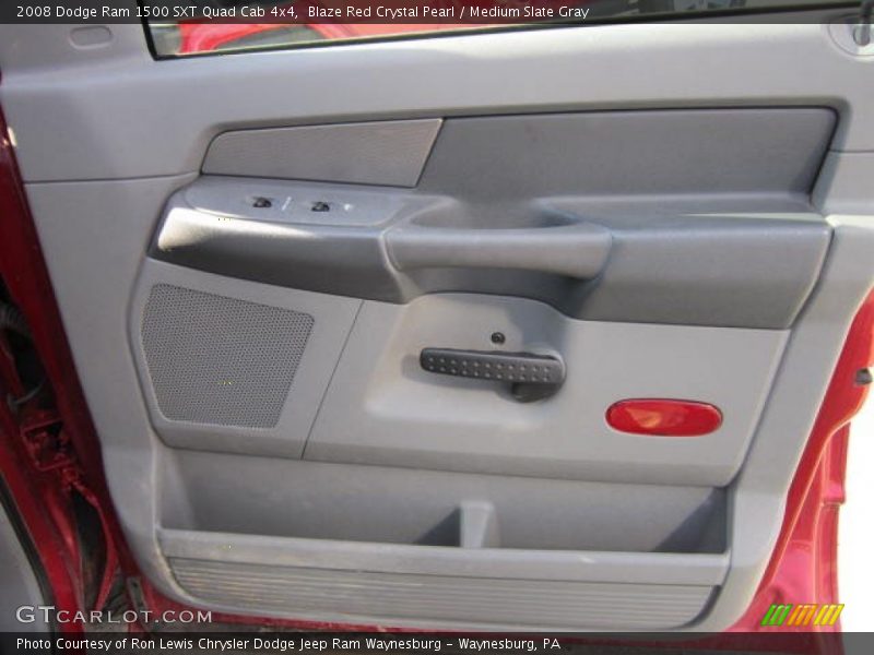 Blaze Red Crystal Pearl / Medium Slate Gray 2008 Dodge Ram 1500 SXT Quad Cab 4x4