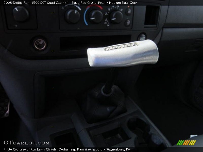 Blaze Red Crystal Pearl / Medium Slate Gray 2008 Dodge Ram 1500 SXT Quad Cab 4x4