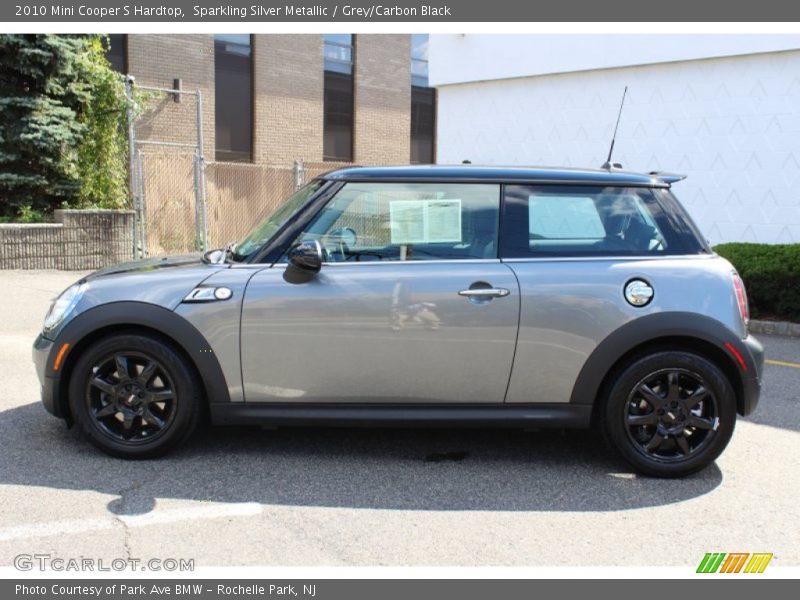 Sparkling Silver Metallic / Grey/Carbon Black 2010 Mini Cooper S Hardtop