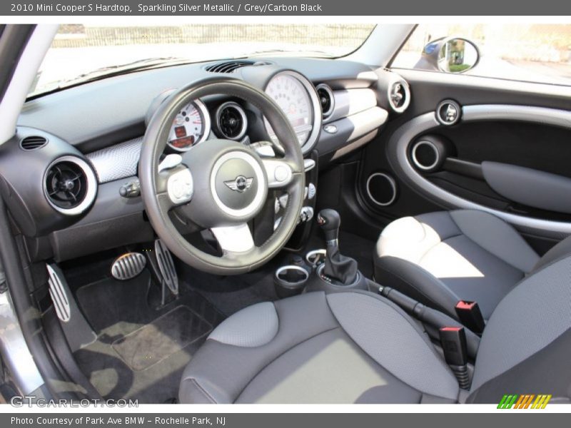 Sparkling Silver Metallic / Grey/Carbon Black 2010 Mini Cooper S Hardtop