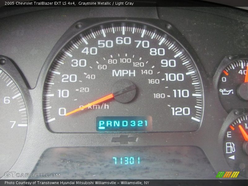 Graystone Metallic / Light Gray 2005 Chevrolet TrailBlazer EXT LS 4x4