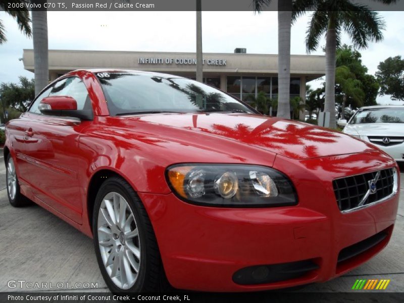 Passion Red / Calcite Cream 2008 Volvo C70 T5