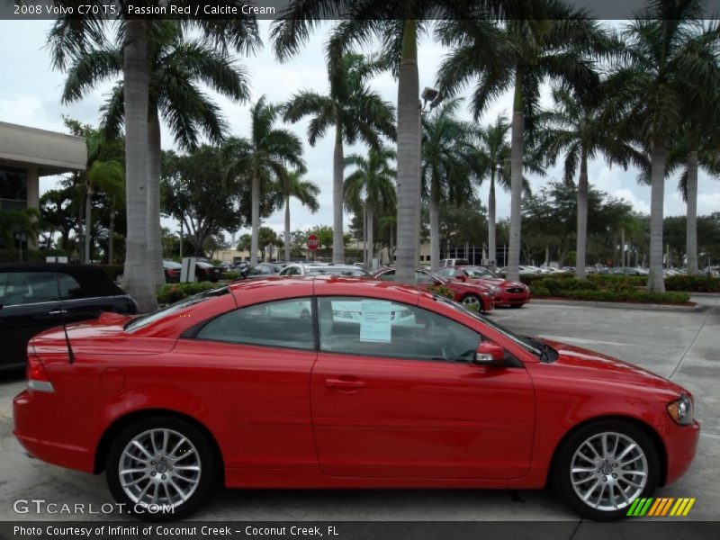 Passion Red / Calcite Cream 2008 Volvo C70 T5