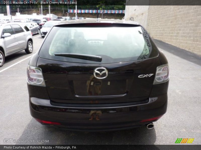 Black Cherry Mica / Sand 2011 Mazda CX-7 i SV