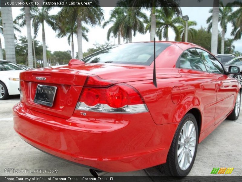 Passion Red / Calcite Cream 2008 Volvo C70 T5