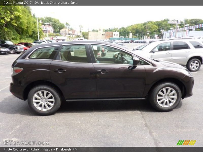 Black Cherry Mica / Sand 2011 Mazda CX-7 i SV