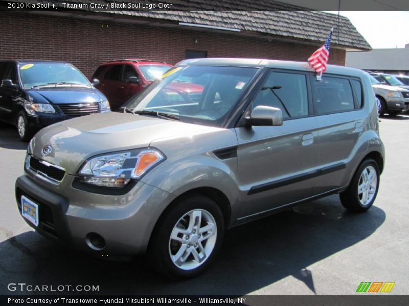 Titanium Gray / Black Soul Logo Cloth 2010 Kia Soul +