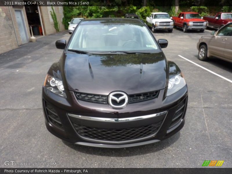 Black Cherry Mica / Sand 2011 Mazda CX-7 i SV