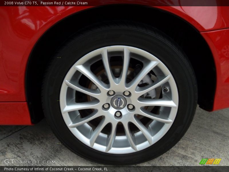 Passion Red / Calcite Cream 2008 Volvo C70 T5