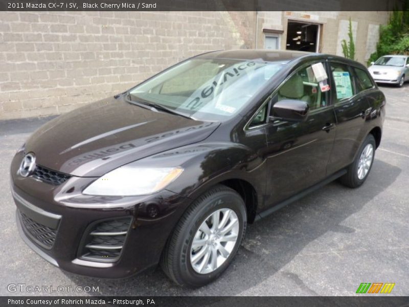 Black Cherry Mica / Sand 2011 Mazda CX-7 i SV