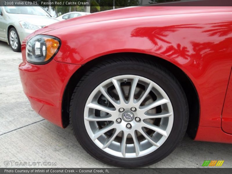Passion Red / Calcite Cream 2008 Volvo C70 T5