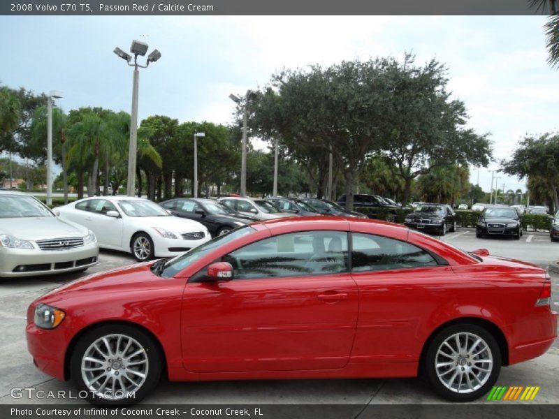 Passion Red / Calcite Cream 2008 Volvo C70 T5