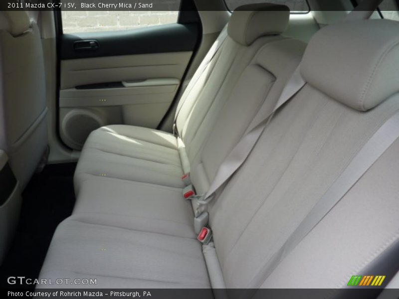 Black Cherry Mica / Sand 2011 Mazda CX-7 i SV