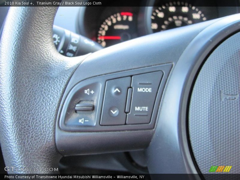 Titanium Gray / Black Soul Logo Cloth 2010 Kia Soul +
