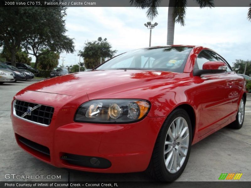 Passion Red / Calcite Cream 2008 Volvo C70 T5
