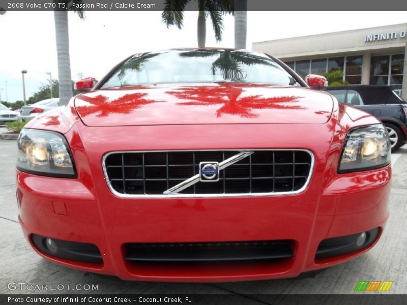 Passion Red / Calcite Cream 2008 Volvo C70 T5