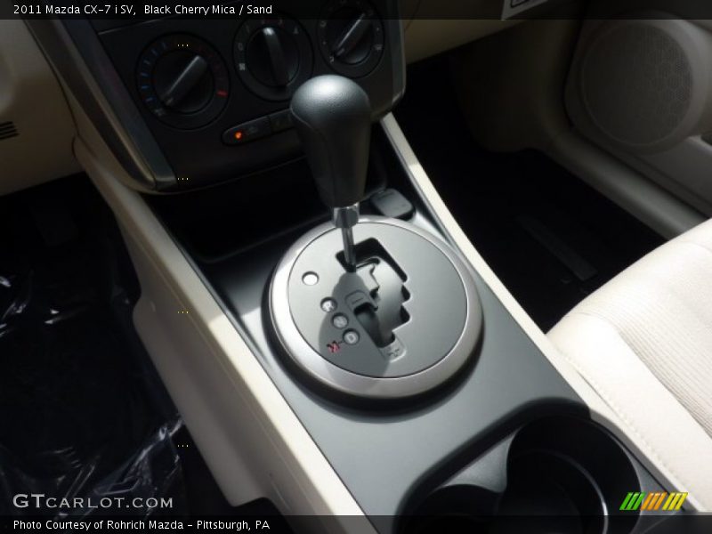 Black Cherry Mica / Sand 2011 Mazda CX-7 i SV