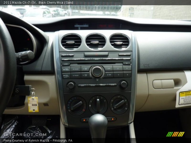 Black Cherry Mica / Sand 2011 Mazda CX-7 i SV
