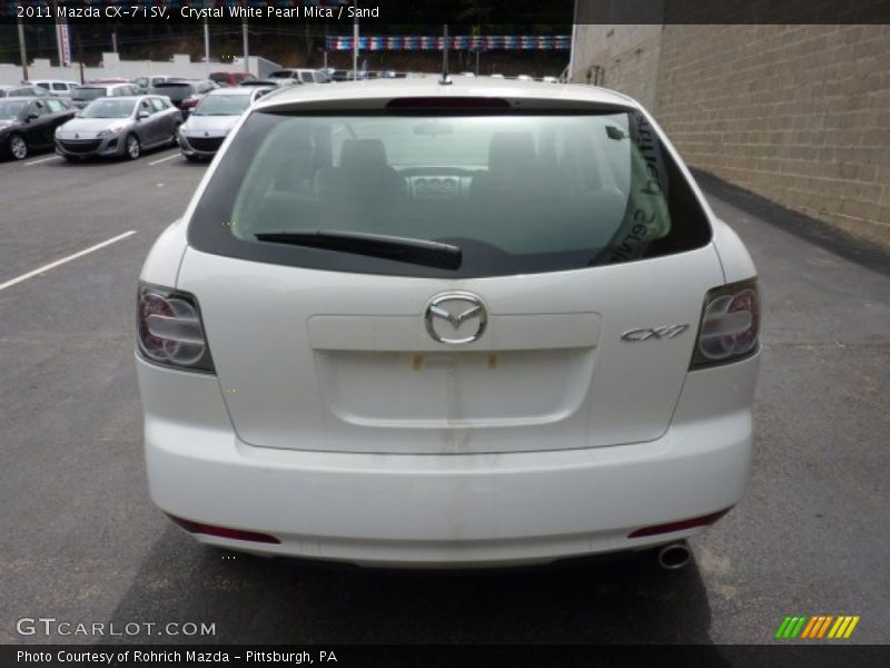 Crystal White Pearl Mica / Sand 2011 Mazda CX-7 i SV