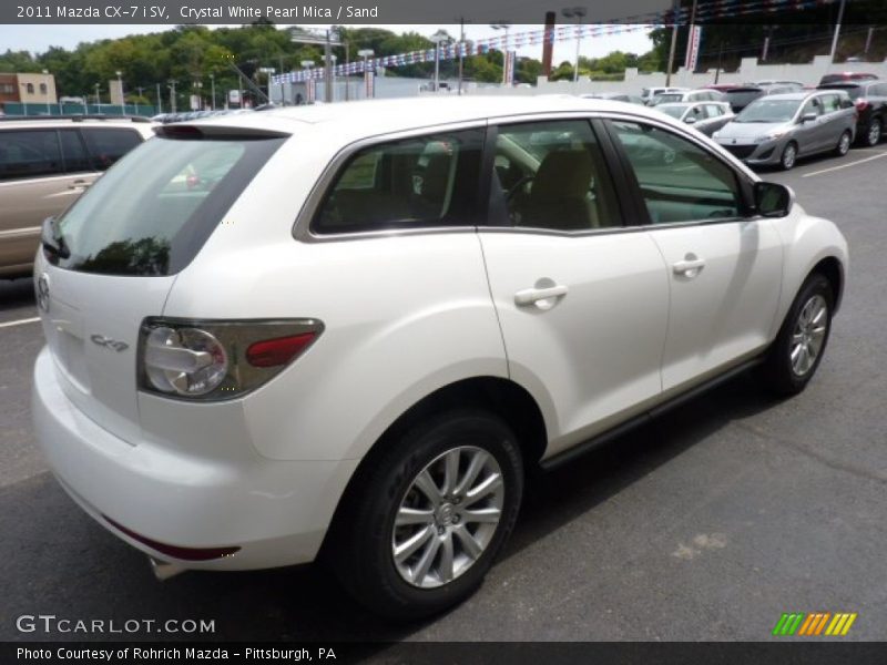 Crystal White Pearl Mica / Sand 2011 Mazda CX-7 i SV