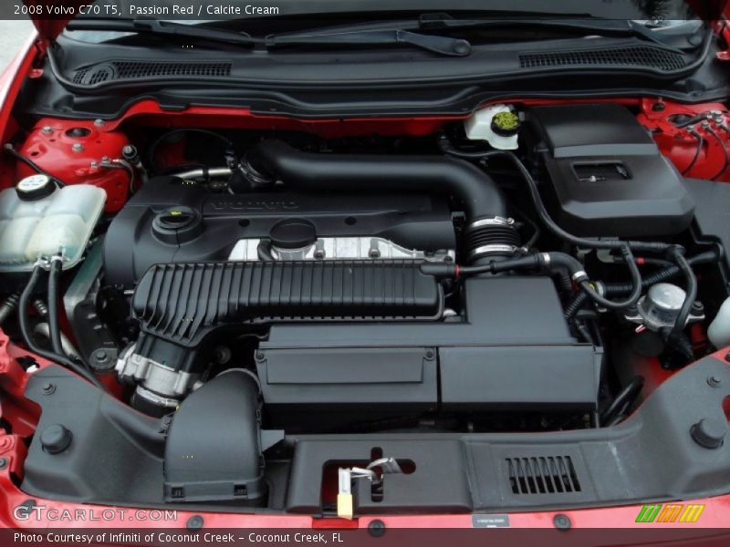 Passion Red / Calcite Cream 2008 Volvo C70 T5