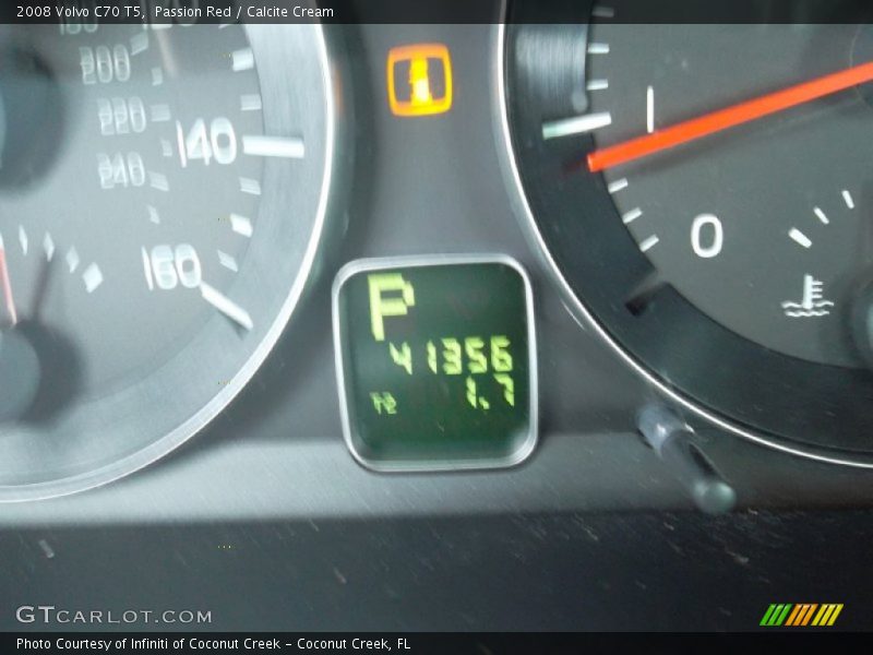 Passion Red / Calcite Cream 2008 Volvo C70 T5