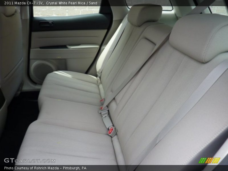 Crystal White Pearl Mica / Sand 2011 Mazda CX-7 i SV