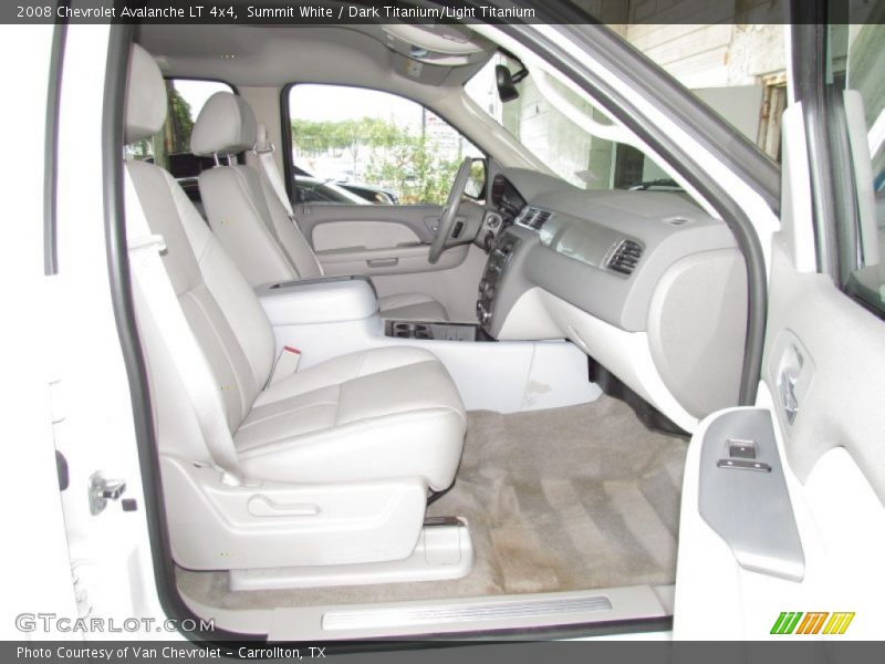 Summit White / Dark Titanium/Light Titanium 2008 Chevrolet Avalanche LT 4x4