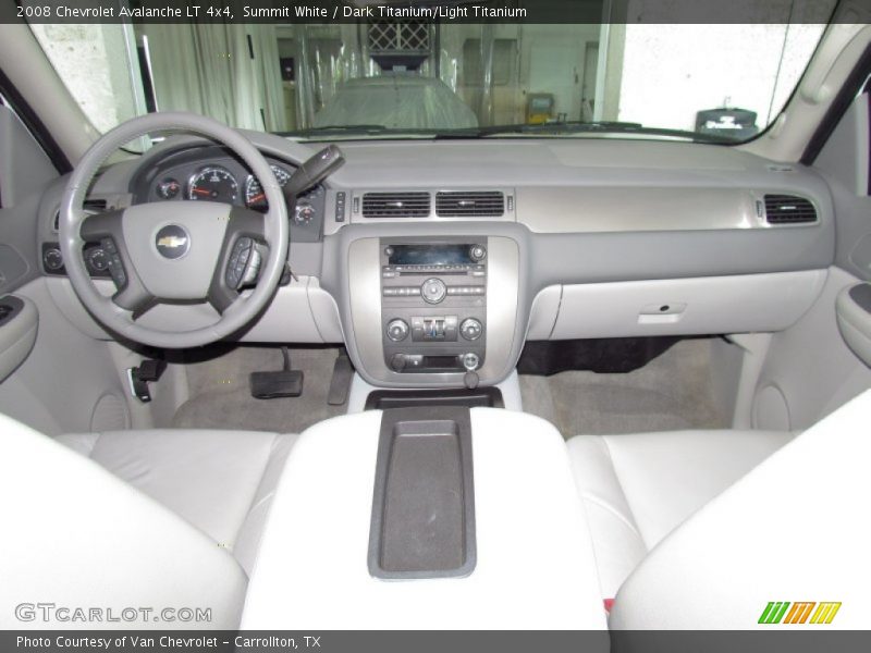 Summit White / Dark Titanium/Light Titanium 2008 Chevrolet Avalanche LT 4x4