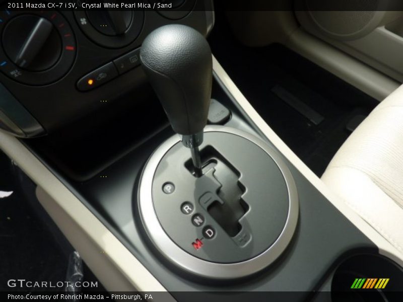 Crystal White Pearl Mica / Sand 2011 Mazda CX-7 i SV