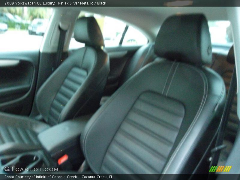 Reflex Silver Metallic / Black 2009 Volkswagen CC Luxury
