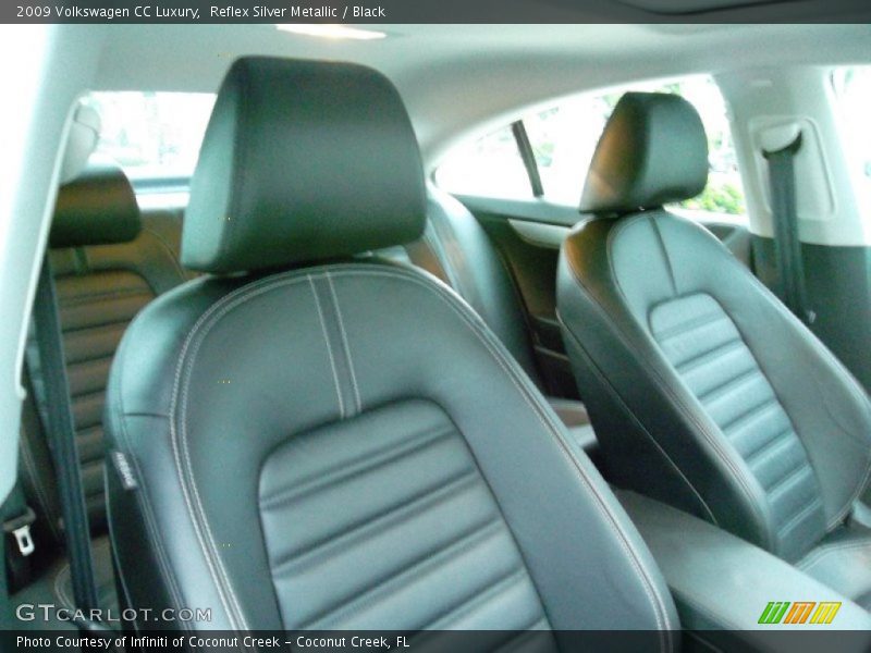 Reflex Silver Metallic / Black 2009 Volkswagen CC Luxury