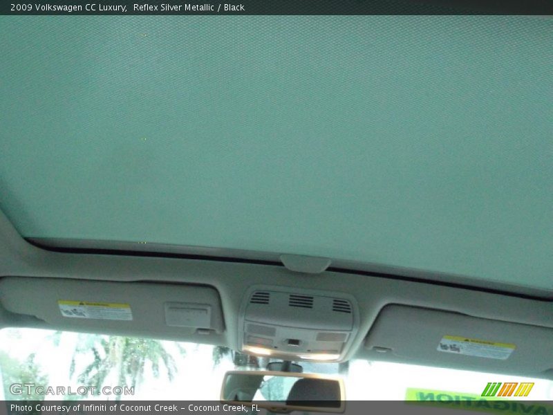 Reflex Silver Metallic / Black 2009 Volkswagen CC Luxury