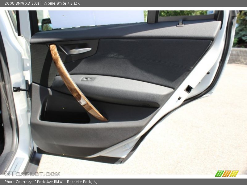 Alpine White / Black 2008 BMW X3 3.0si