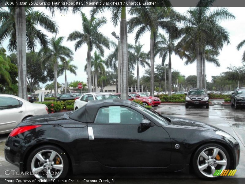 Magnetic Black Pearl / Charcoal Leather 2006 Nissan 350Z Grand Touring Roadster