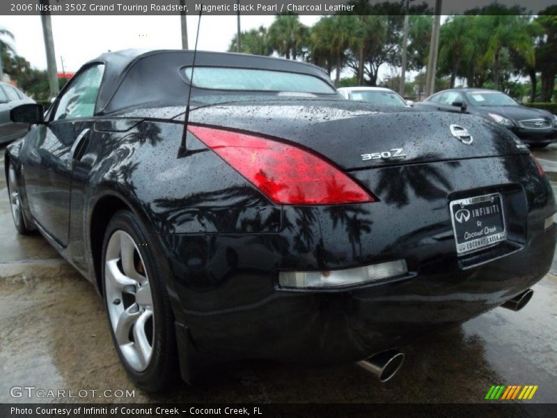 Magnetic Black Pearl / Charcoal Leather 2006 Nissan 350Z Grand Touring Roadster