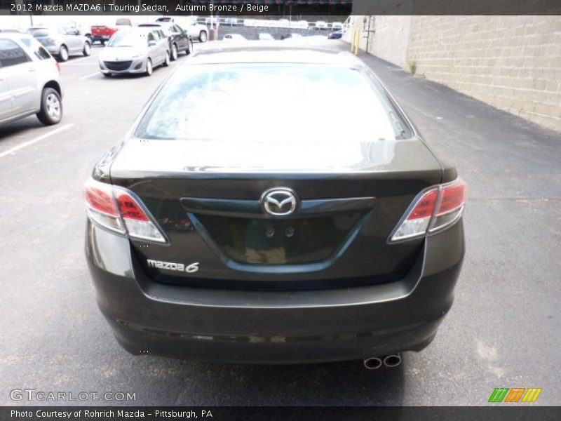 Autumn Bronze / Beige 2012 Mazda MAZDA6 i Touring Sedan