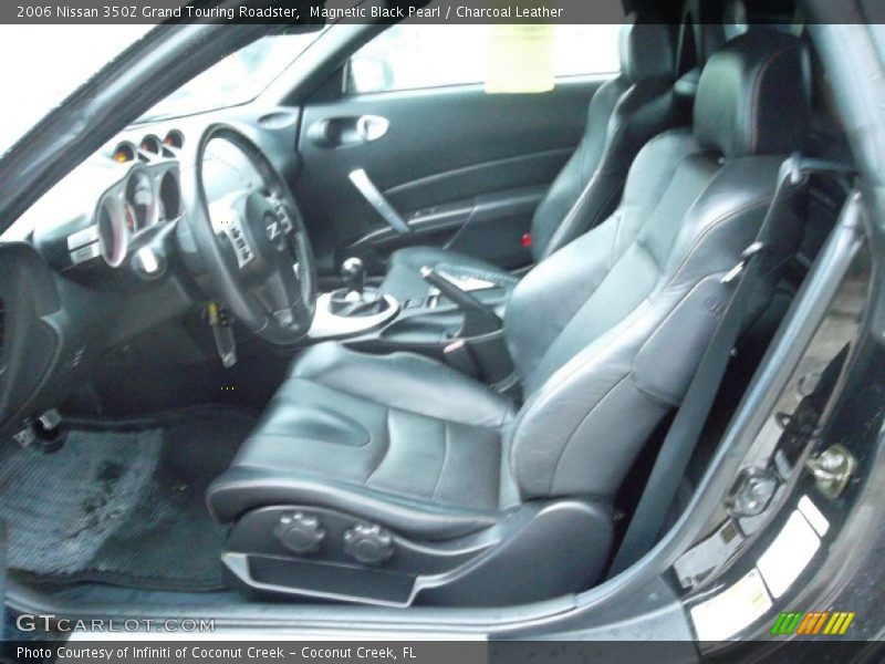 Magnetic Black Pearl / Charcoal Leather 2006 Nissan 350Z Grand Touring Roadster